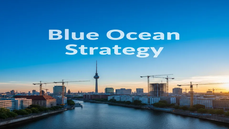 Blue Ocean Strategy over the Berlin skyline